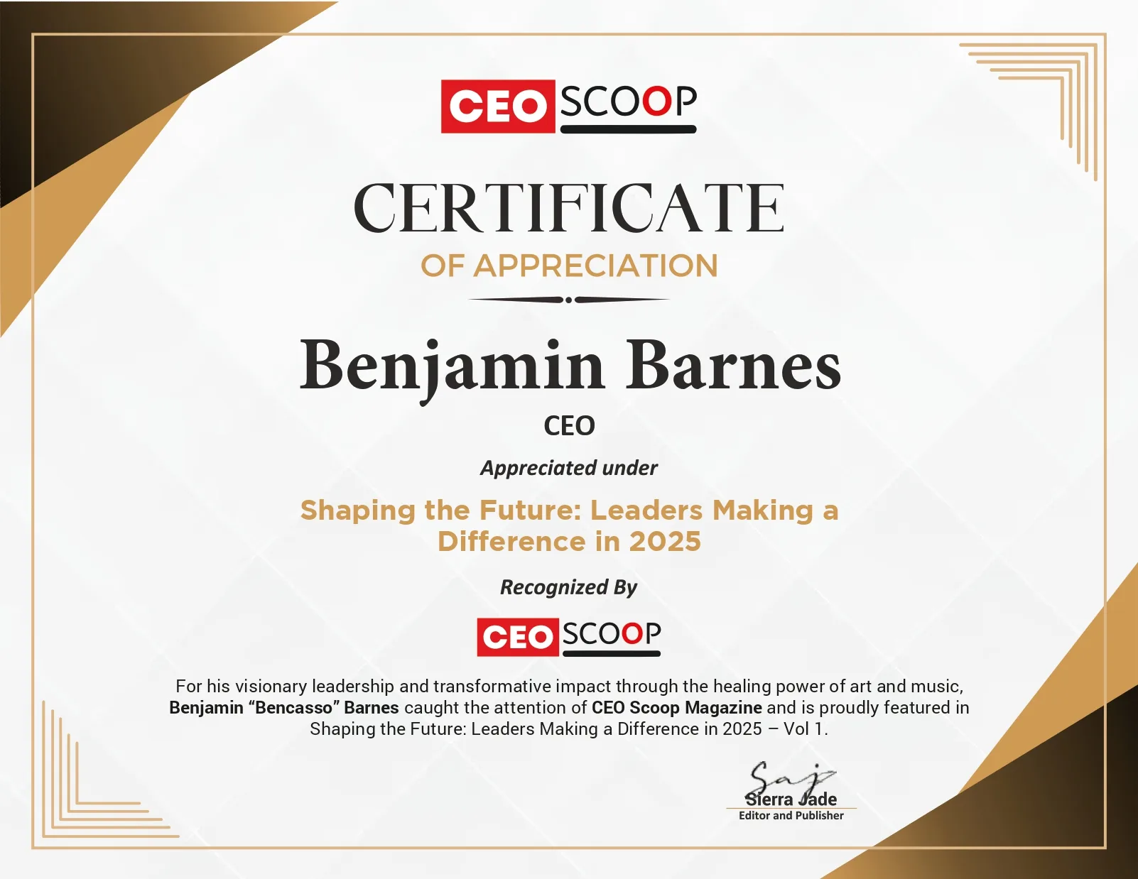 The Inspiring Journey of Benjamin Barnes