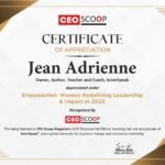 Jean Adrienne Certificate