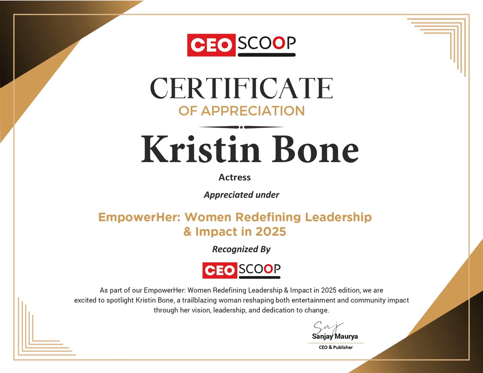 The Power of Persistence: Kristin Bone on Leading with Vision and Conviction