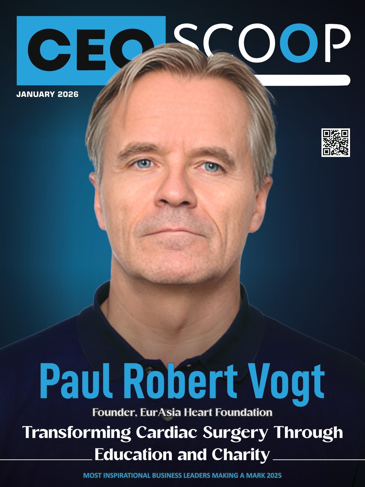 Paul Robert Vogt, Founder of EurAsia Heart Foundation