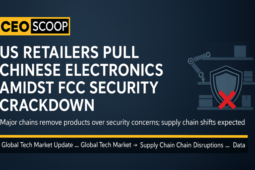Top US Online Retailers Pull Millions of Banned Chinese Electronics from Listings