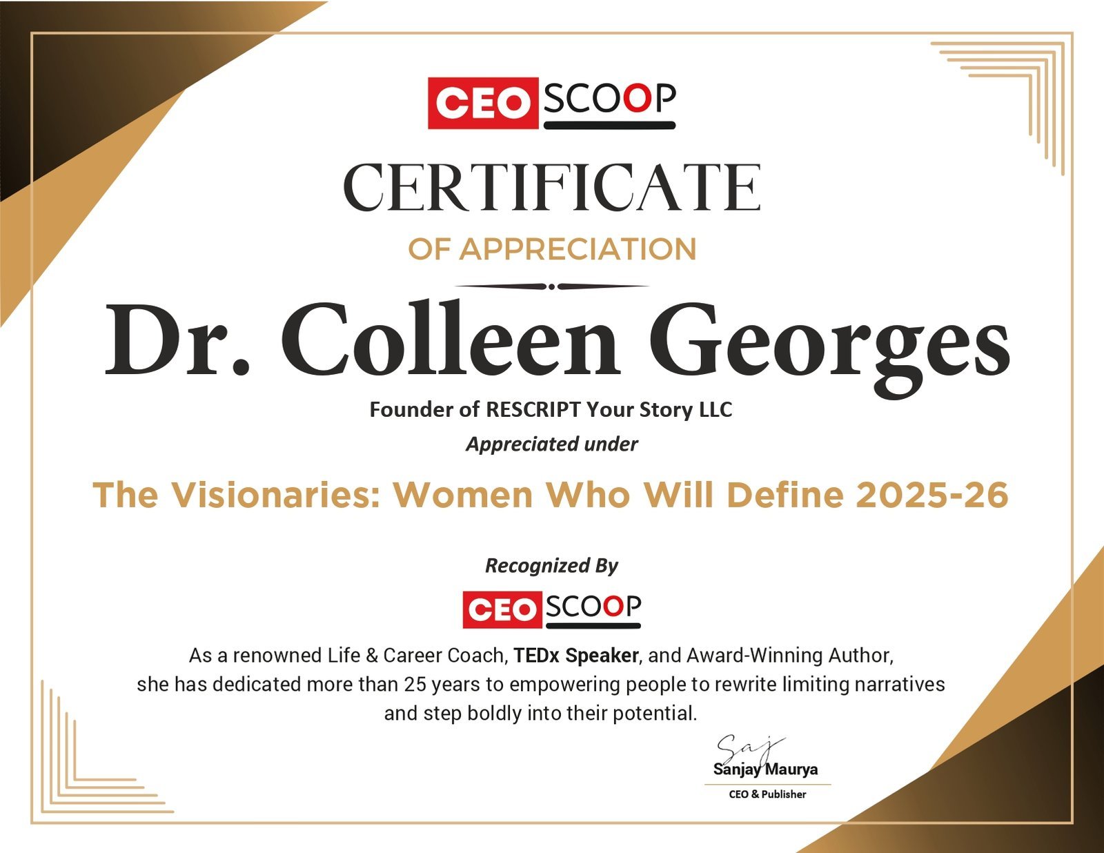  The Visionaries: Women Inspiring Growth & Possibility in 2025